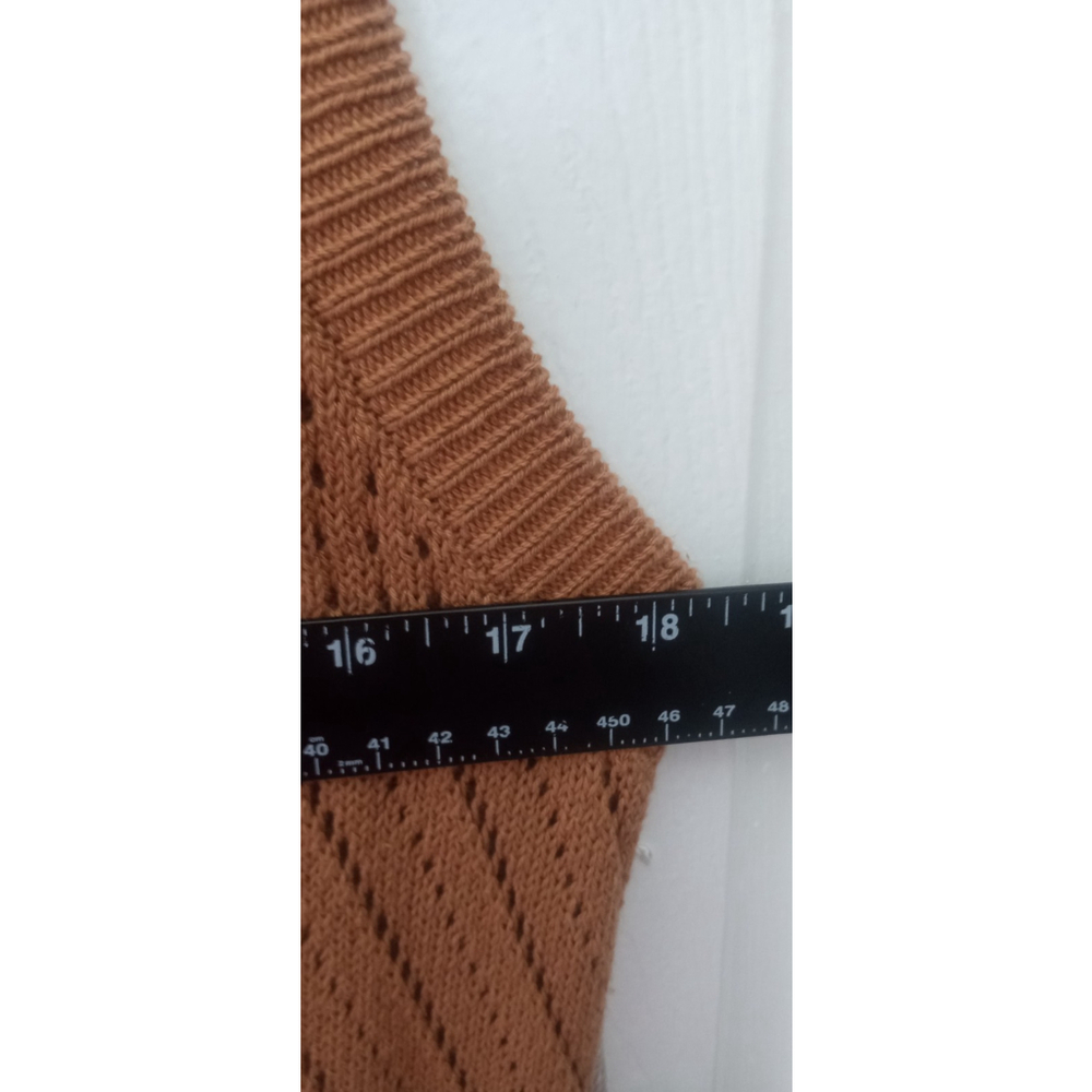 NWT Worthington Womens Sleeveless Midi Sweater Dress Camel Tan Sz XXL Lined - Picture 4 of 7